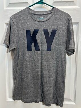 Unbranded Men's Gray Short-Sleeve KY Graphic Tee